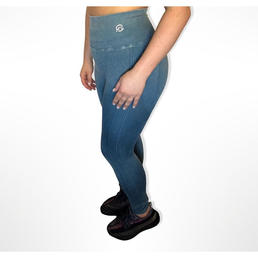 Gymfits Denim Pattern Legging - Gymfits