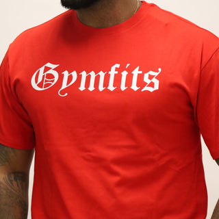 Gymfits Graphic Red Tee - Gymfits