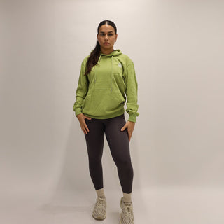 Gymfits Gray Green Hoodie Dames - Gymfits