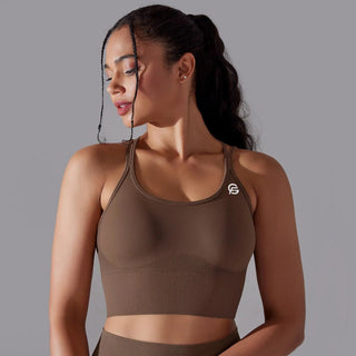 Gymfits Vital Brown Top - GYMFITS