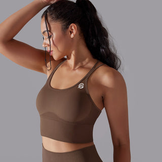 Gymfits Vital Brown Top - GYMFITS